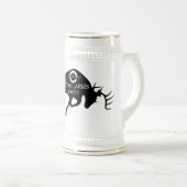  BUCK LHR BEER STEIN BIERPUL (Voorkant rechts)