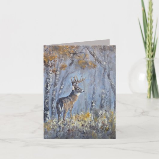 Buck Meadow - handgeschilderd Kaart (Voorkant)