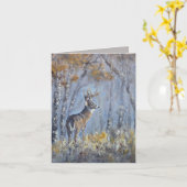 Buck Meadow - handgeschilderd Kaart (Gele Bloem)