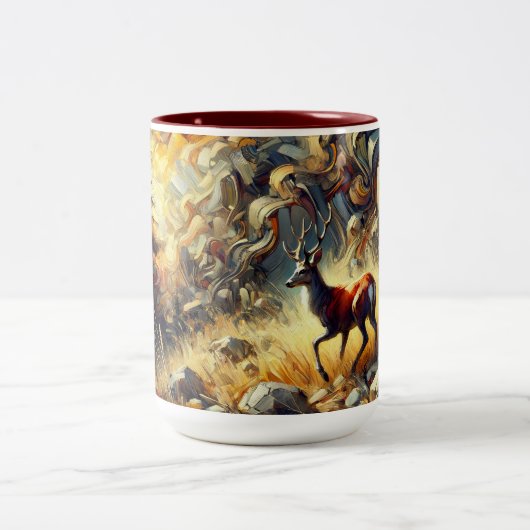 Buck-Mok Tweekleurige Koffiemok (Center)