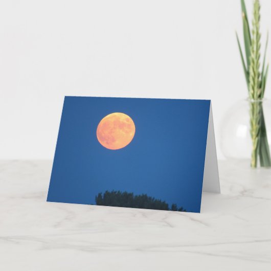 "Buck Moon" felicitatie Kaart (Voorkant)