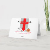 "Buck Moon" Hallowe'en Kaart (Achterkant)