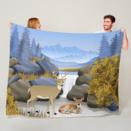 Buck n' Cozy Fleece Deken