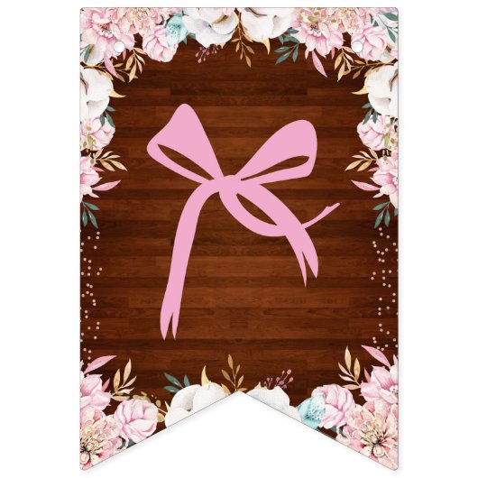 Buck of Doe? Baby shower onthullen Vlaggetjes (Tweede vlag)