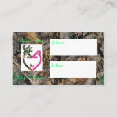 Buck of Doe Baby shower/openbaring uitnodiging Informatiekaartje (Voorkant)