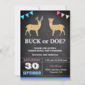 Buck of Doe Gender Reopenbaarmakingspartij Kaart (Voorkant)