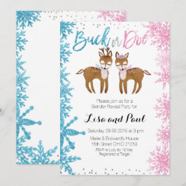 Buck of Doe Gender Reopenbaart Uitnodiging