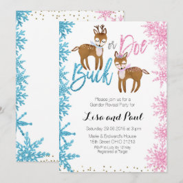 Buck of Doe Gender Reopenbaart Uitnodiging