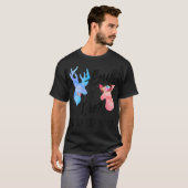 Buck of Doe mama houdt van je, dus gender onthulle T-shirt (Voorkant volledig)