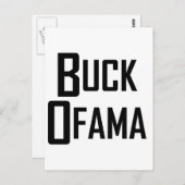Buck Ofama Briefkaart (Voorkant / Achterkant)