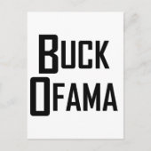 Buck Ofama Briefkaart (Voorkant)