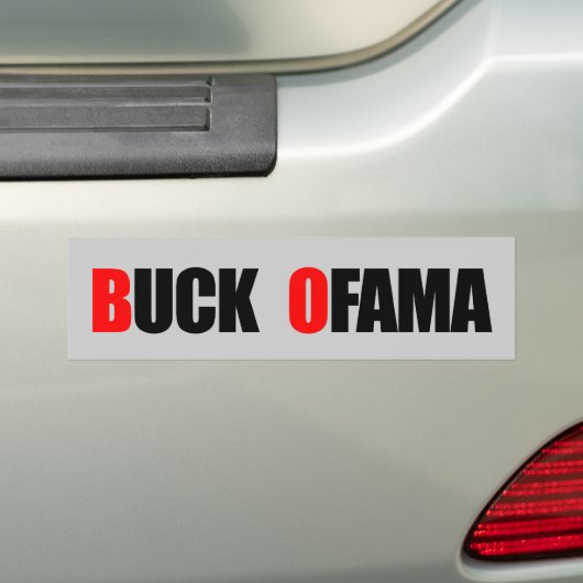 BUCK OFAMA Bumpersticker (Op auto)