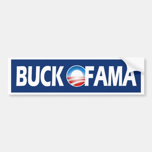 Buck Ofama - Obama Bumpersticker (Voorkant)