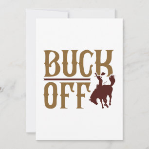 Buck Off Bedankkaart