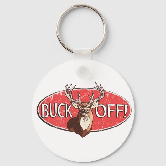 Buck Off by Mudge Studios Sleutelhanger (Voorkant)