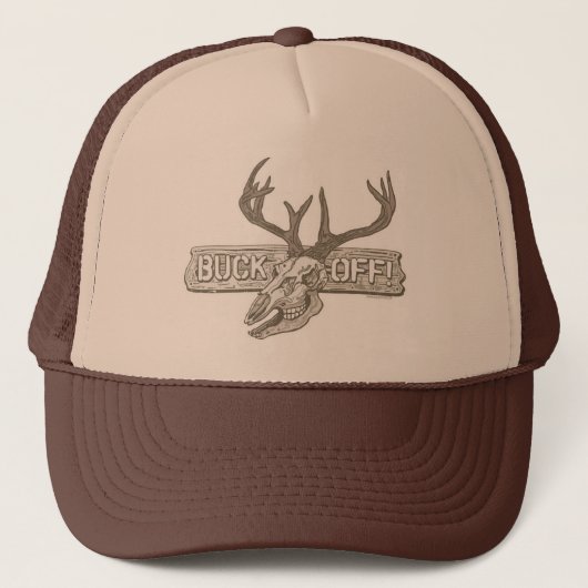 Buck Off by Mudge Studios Trucker Pet (Voorkant)