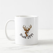 Buck off koffiemok (Links)