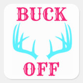 Buck Off Sticker Sheet (Voorkant)