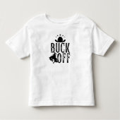 Buck off Western thema cowboy rodeo Kinder Shirts (Voorkant)