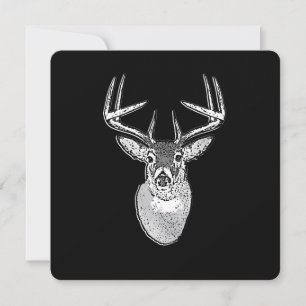 Buck on Black design White Tail Deal