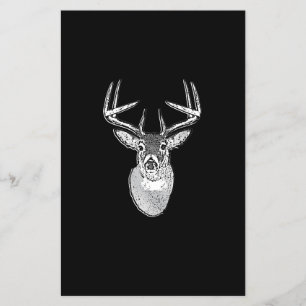 Buck on Black design White Tail Deal Flyer