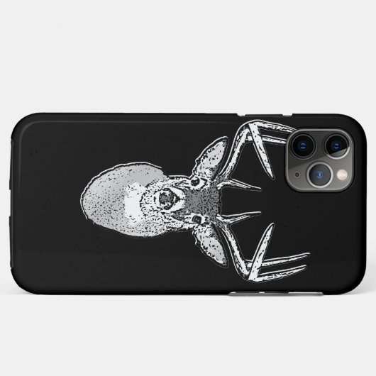 Buck on Black White Tail Deer Case-Mate iPhone Case (Achterkant (horizontaal))