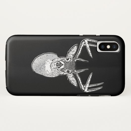 Buck on Black White Tail Deer Case-Mate iPhone Case (Achterkant (horizontaal))
