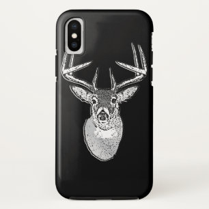Buck on Black White Tail Deer Case-Mate iPhone Case