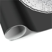 Buck on Bold Black White Tail Deal Cadeaupapier (Rol Hoek)