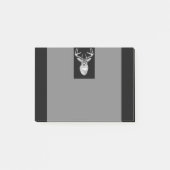 Buck on Bold Black White Tail Deal Post-it® Notes (Voorkant)