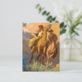 Buck Peters, Ranchman van Maynard Dixon Feestdagenkaart (Staand voorkant)