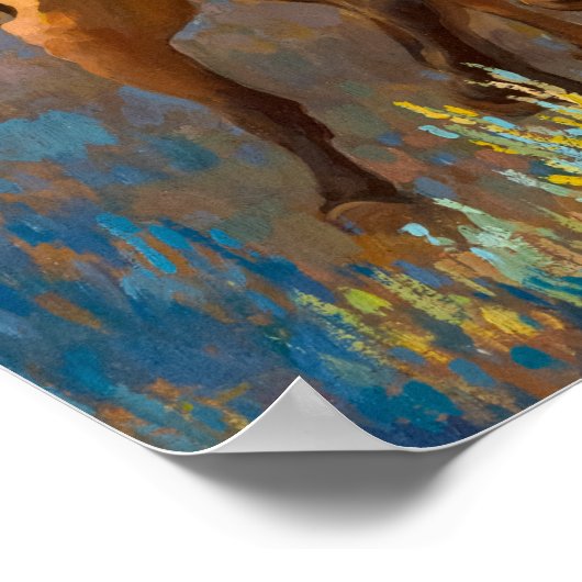 Buck Peters, Ranchman van Maynard Dixon Poster (Hoek)