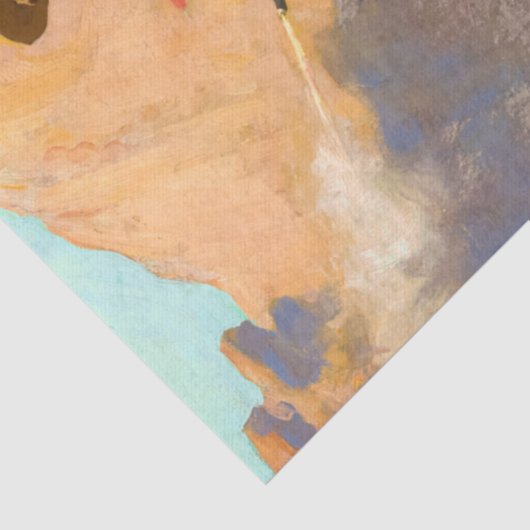 Buck Peters, Ranchman van Maynard Dixon Tissuepapier (Detail)