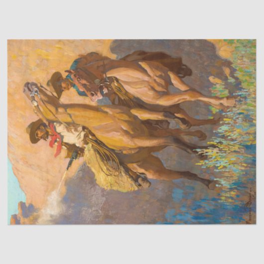 Buck Peters, Ranchman van Maynard Dixon Tissuepapier (Voorkant)