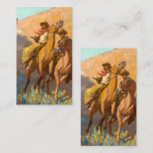 Buck Peters, Ranchman van Maynard Dixon Visitekaartje (Voorkant / Achterkant)