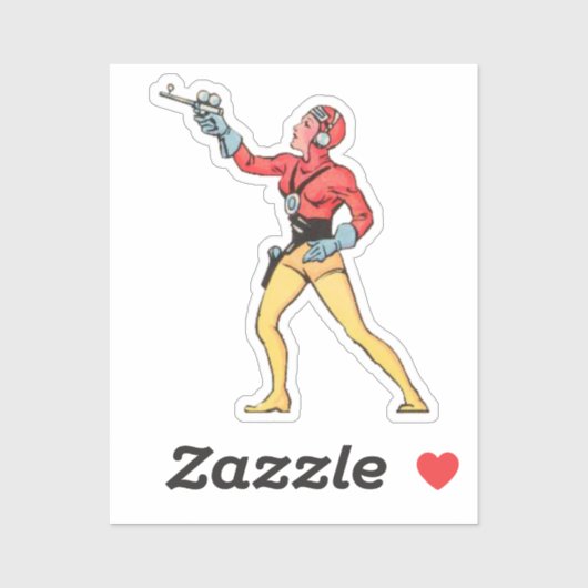 Buck Rogers 1930s Sticker (Vel)