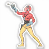 Buck Rogers 1930s Sticker (Voorkant)