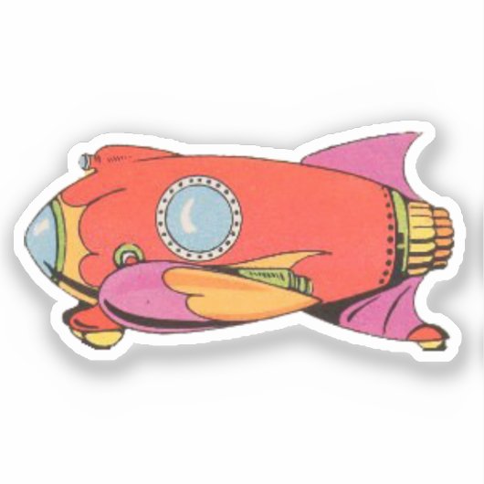 Buck Rogers 1930s Sticker (Voorkant)