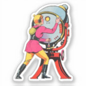 Buck Rogers 1930s Sticker (Voorkant)