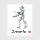 Buck Rogers 1930s Sticker (Vel)