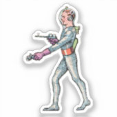 Buck Rogers 1930s Sticker (Voorkant)
