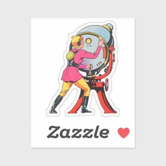 Buck Rogers jaren 30 Sticker (Vel)