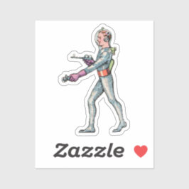 Buck Rogers jaren 30 Sticker