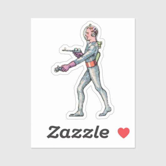 Buck Rogers jaren 30 Sticker (Vel)
