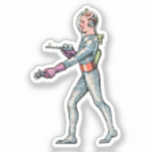 Buck Rogers jaren 30 Sticker (Voorkant)