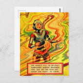 Buck Rogers uit 1930 komiek Wilma Deering Briefkaart (Voorkant / Achterkant)