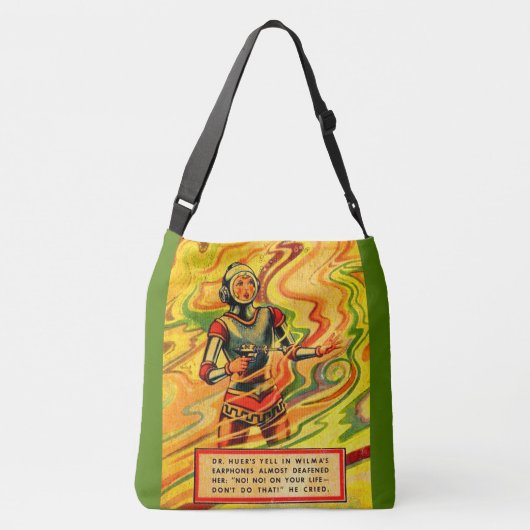 Buck Rogers uit 1930 komiek Wilma Deering Crossbody Tas (Achterkant)
