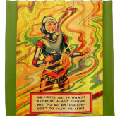 Buck Rogers uit 1930 komiek Wilma Deering Douchegordijn (Voorkant)