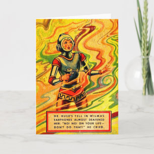 Buck Rogers uit 1930 komiek Wilma Deering Kaart