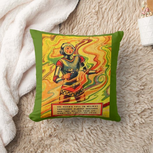 Buck Rogers uit 1930 komiek Wilma Deering Kussen (Deken)